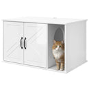 Kat Hus Gloss Hvid 85 x 55 x 50 cm Konstrueret træ