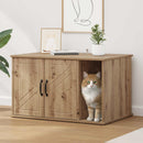 Kat Hus Artisan eg 85 x 55 x 50,5 cm Konstrueret træ