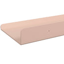 Svævende hylde Vægmonteret 3 pcs Lyserød 40 x 9 x 2,5 cm Stål