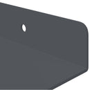 Svævende hylde Vægmonteret 3 pcs Antracit 40 x 9 x 2,5 cm Stål