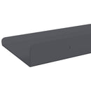 Svævende hylde Vægmonteret 3 pcs Antracit 40 x 9 x 2,5 cm Stål