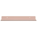 Svævende hylde Vægmonteret 4 pcs Lyserød 30 x 9 x 2,5 cm Stål