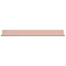 Svævende hylde Vægmonteret 4 pcs Lyserød 40 x 8,5 x 2,5 cm Stål