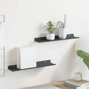 Svævende hylde 2 pcs Antracit 40 x 8,5 x 2,5 cm Stål