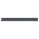Svævende hylde 2 pcs Antracit 40 x 8,5 x 2,5 cm Stål