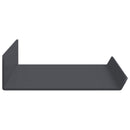 Svævende hylde 4 pcs Antracit 40 x 8,5 x 2,5 cm Stål
