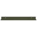 Svævende hylde 2 pcs Oliven grøn 40 x 8,5 x 2,5 cm Stål