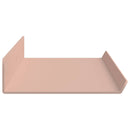 Svævende hylde Vægmonteret 4 pcs Lyserød 60 x 8,5 x 2,5 cm Stål