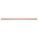 Svævende hylde Vægmonteret 4 pcs Lyserød 80 x 9 x 2,5 cm Stål