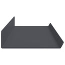 Svævende hylde Vægmonteret 2 pcs Antracit 80 x 9 x 2,5 cm Stål