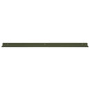 Svævende hylde 4 pcs Oliven grøn 80 x 9 x 2,5 cm Stål