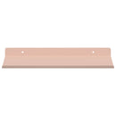 Svævende hylde Vægmonteret 4 pcs Lyserød 30 x 18 x 2,5 cm Stål