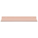 Svævende hylde Vægmonteret 4 pcs Lyserød 40 x 18 x 2,5 cm Stål