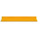 Svævende hylde 2 pcs Sennepsgul 40 x 18 x 2,5 cm Stål