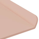 Svævende hylde Vægmonteret 2 pcs Lyserød 60 x 18 x 2,5 cm Stål