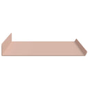 Svævende hylde Vægmonteret 2 pcs Lyserød 60 x 18 x 2,5 cm Stål