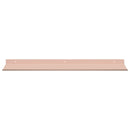 Svævende hylde Vægmonteret 4 pcs Lyserød 60 x 18 x 2,5 cm Stål