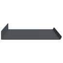 Svævende hylde Vægmonteret 4 pcs Antracit 60 x 18 x 2,5 cm Stål