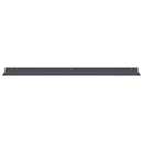 Svævende hylde 4 pcs Antracit 100 x 18 x 2,5 cm Stål