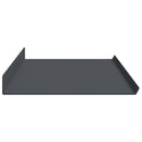 Svævende hylde 4 pcs Antracit 100 x 18 x 2,5 cm Stål