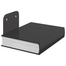 Svævende hylde med hylde 8 pcs Sort 6 x 10,8 x 6,6 cm