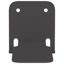 Svævende hylde med hylde 24 pcs Sort 6 x 10,8 x 6,6 cm