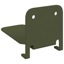 Svævende hylde med hylde 8 pcs Oliven grøn 6 x 10,8 x 6,6 cm