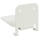 Svævende hylde med hylde 8 pcs Hvid 6 x 10,8 x 6,6 cm