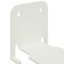 Svævende hylde med hylde 24 pcs Hvid 6 x 10,8 x 6,6 cm