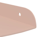 Svævende hylde med hylde 4 pcs Lyserød 15 x 15 x 2 cm