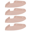 Svævende hylde med hylde 4 pcs Lyserød 15 x 15 x 2 cm