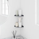 Svævende hylde med hylde 2 pcs Antracit 15 x 15 x 2 cm