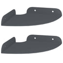 Svævende hylde med hylde 2 pcs Antracit 15 x 15 x 2 cm