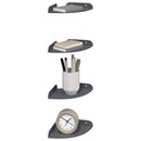 Svævende hylde med hylde 4 pcs Antracit 15 x 15 x 2 cm