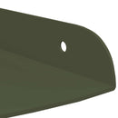 Svævende hylde med hylde 2 pcs Oliven grøn 15 x 15 x 2 cm