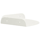 Svævende hylde med hylde 4 pcs Hvid 15 x 15 x 2 cm