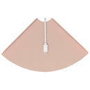 Svævende hylde med hylde 2 pcs Lyserød 18 x 18 x 2 cm