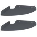 Svævende hylde med hylde 2 pcs Antracit 18 x 18 x 2 cm
