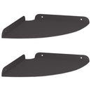 Hjørne Flydende Hylde med hylde 2 pcs Sort 24 x 24 x 2 cm