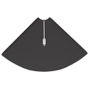 Hjørne Flydende Hylde med hylde 2 pcs Sort 24 x 24 x 2 cm
