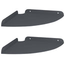 Svævende hylde med hylde 2 pcs Antracit 24 x 24 x 2 cm