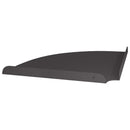 Hjørne Flydende Hylde med hylde 2 pcs Sort 30 x 30 x 2 cm