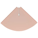 Svævende hylde med hylde 2 pcs Lyserød 30 x 30 x 2 cm