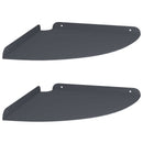 Svævende hylde med hylde 2 pcs Antracit 30 x 30 x 2 cm