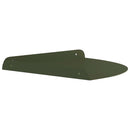 Svævende hylde med hylde 2 pcs Oliven grøn 30 x 30 x 2 cm