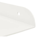 Svævende hylde med hylde 4 pcs Hvid 30 x 30 x 2 cm