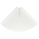 Svævende hylde med hylde 4 pcs Hvid 30 x 30 x 2 cm