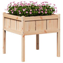 Have Blomsterkrukke Natur 70 x 70 x 70 cm Massiv fyrretræ