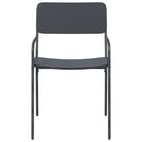 Havestole 2 pcs Antracit 51 x 55 x 81 cm Stål
