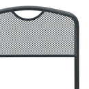 Havestole 2 pcs Antracit 52,5 x 46 x 82 cm Jern